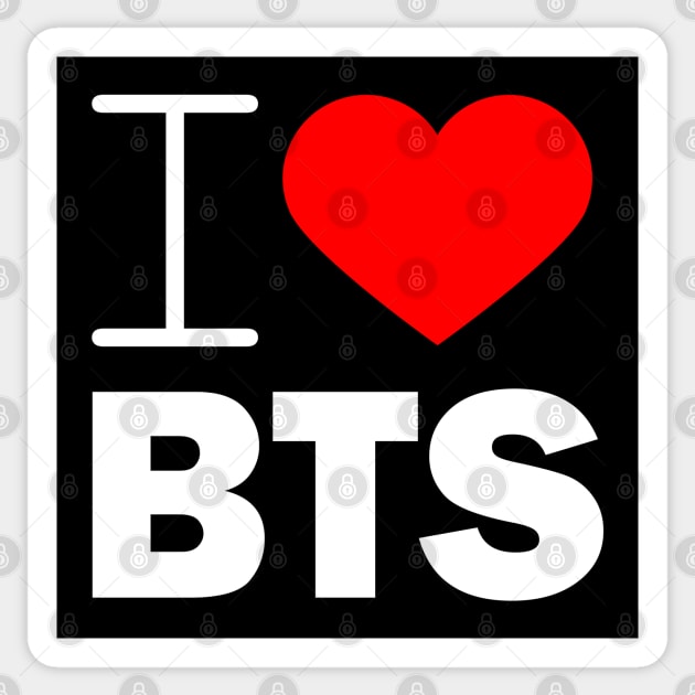 I love BTS, i love Bangtan Boys Sticker by kubos2020